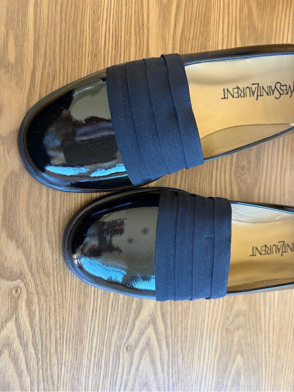 Yves Saint Laurent vintage black patent flats